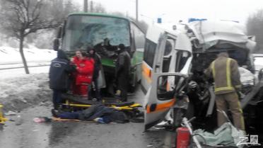 В Харькове &quot;скорая&quot; протаранила автобус / © Городской дозор Харькова