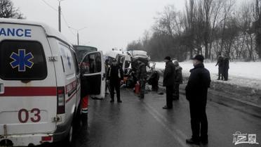 В Харькове &quot;скорая&quot; протаранила автобус / © Городской дозор Харькова