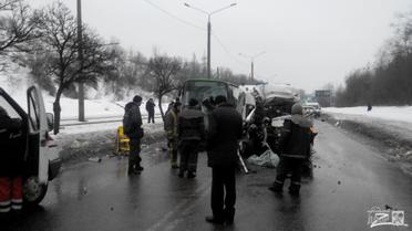 В Харькове &quot;скорая&quot; протаранила автобус / © Городской дозор Харькова