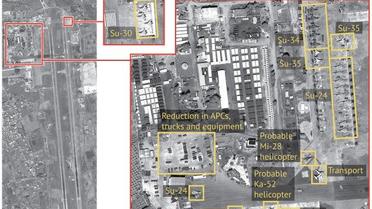 Stratfor підтвердила наявність в Сирії нових вертольотів РФ_1 / © Stratfor