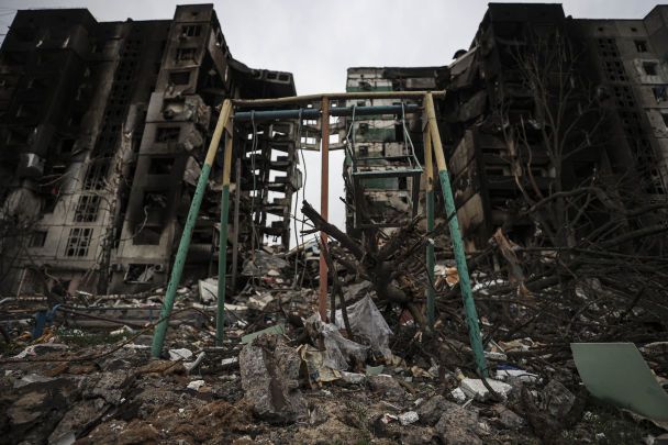 Разрушенный дом в Бородянке / © gettyimages.com