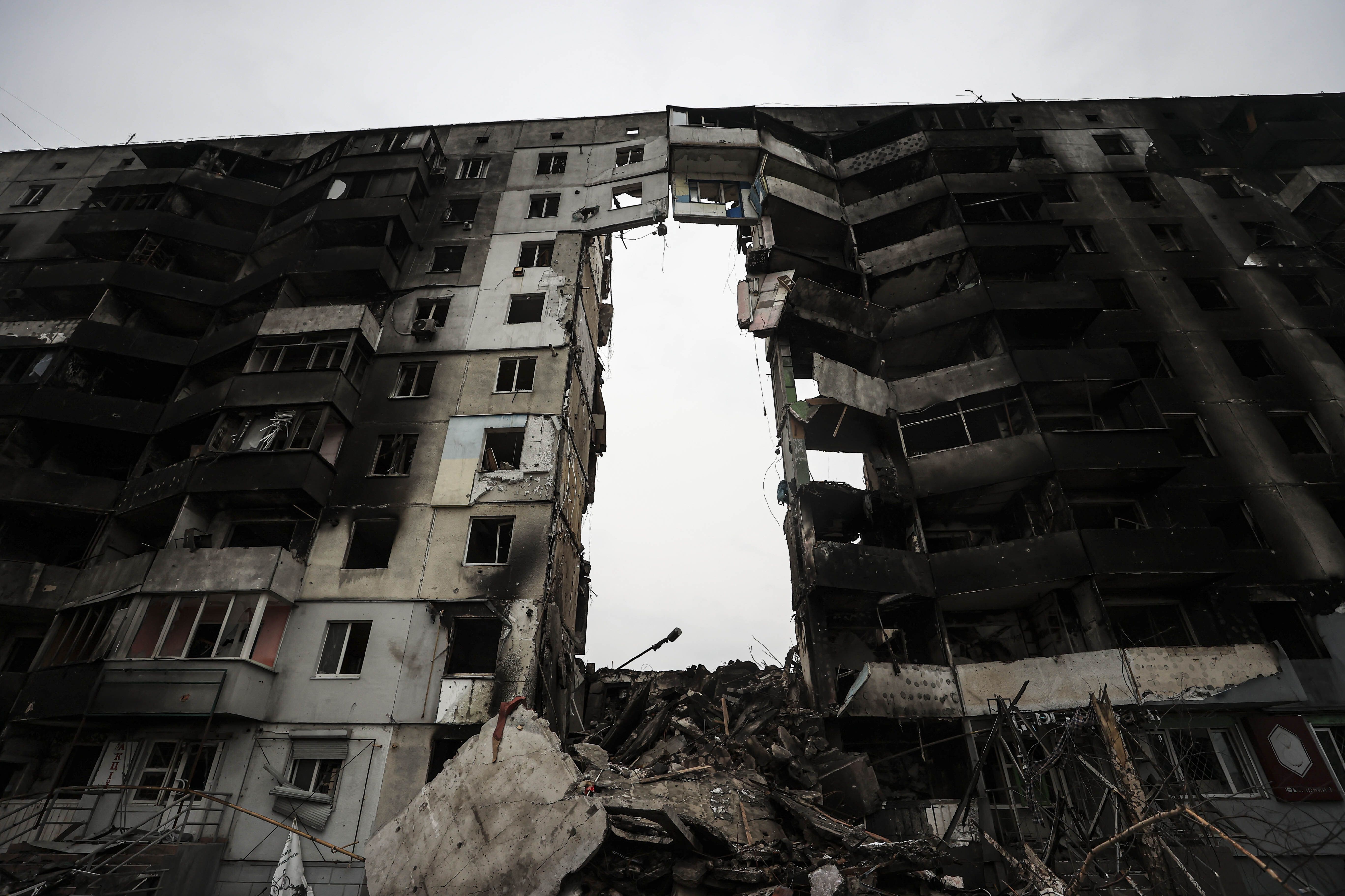 Будинок після обстрілу РФ / © gettyimages.com