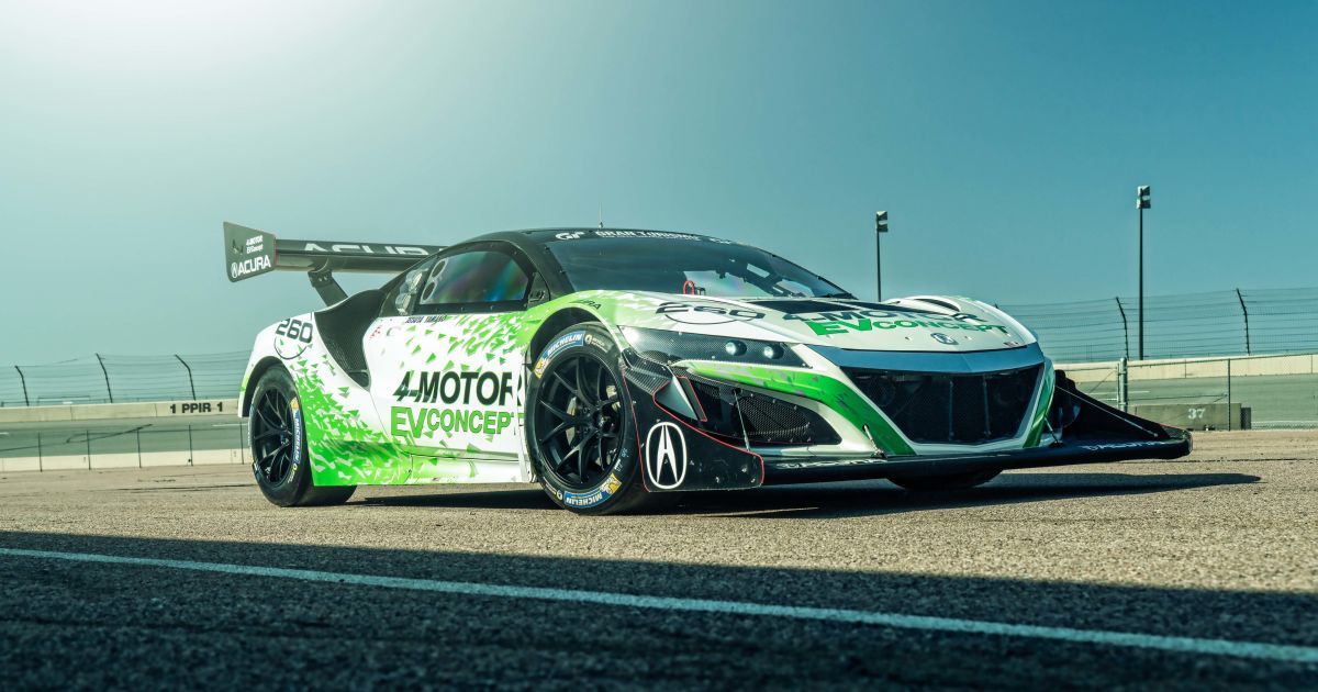 Японцы показали 1500-сильный электрический суперкар Acura NSX