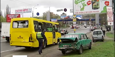 Неисправные тормоза стали причиной ДТП с участием шести автомобилей