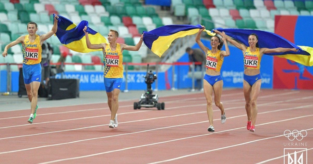 Сборная Украины выиграла два "золота" в легкой атлетике на Европейских играх