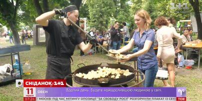 В Полтаве впервые провели Международный фестиваль галушек