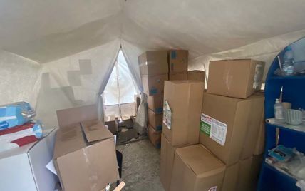 В Тернополе двое злоумышленников похитили подгузники из палатки благотворительного фонда