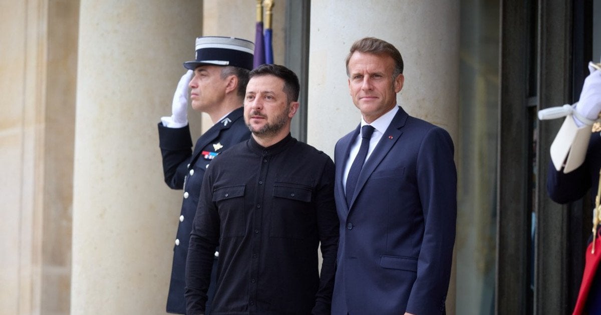 Володимир Зеленський та Еммануель Макрон