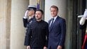 Президенты Владимир Зеленский и Эмманюэль Макрон