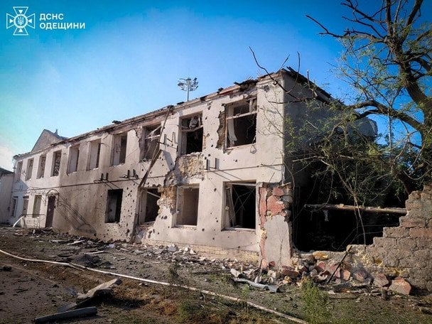 РФ завдала ракетного удару по Одесі. / © ДСНС