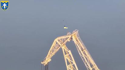 Прапор України на окупованій частині Херсонщини 