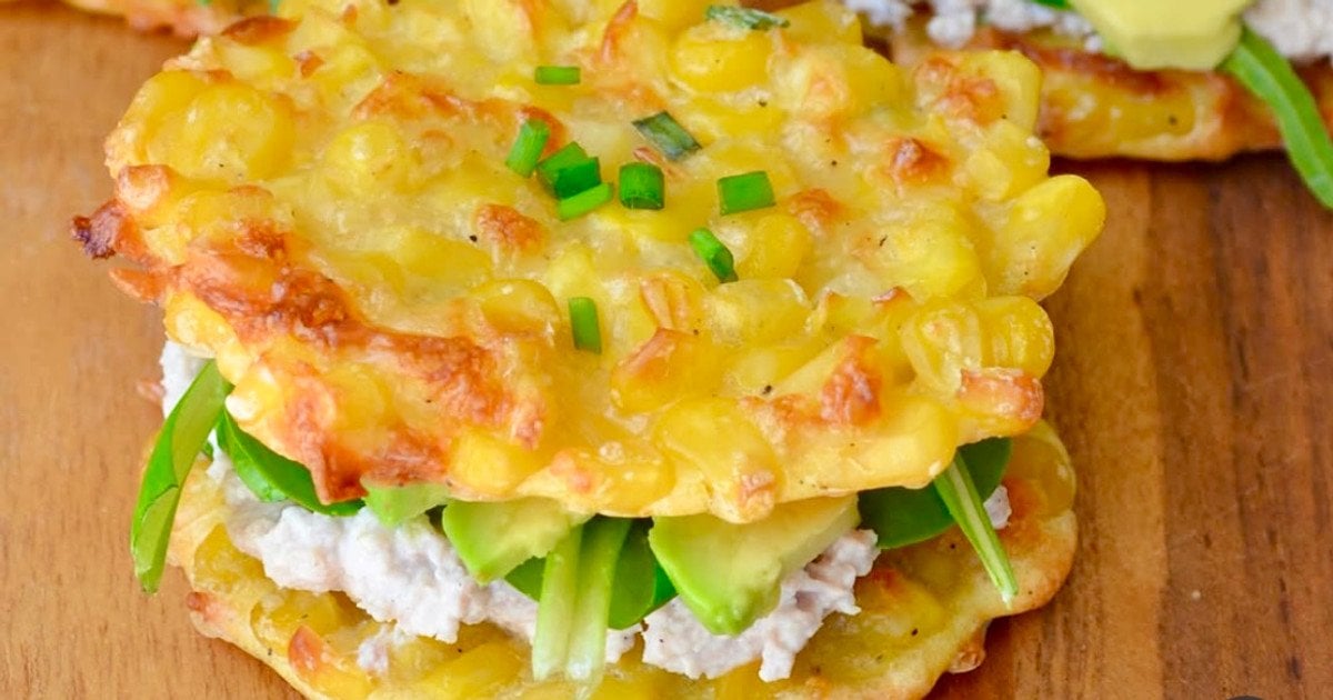 Сэндвичи из кукурузных лепешек с сыром и тунцом snstagram.com_ginie.healthylife