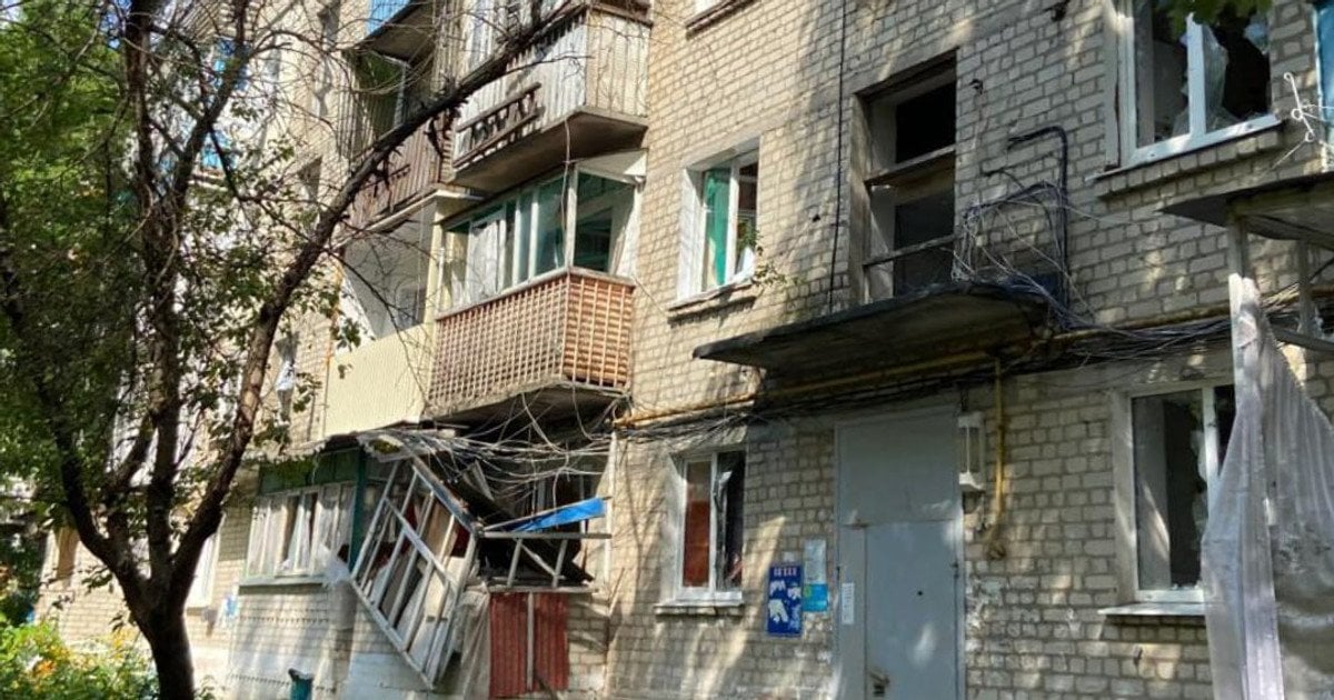 наслідки обстрілу Куп'янська