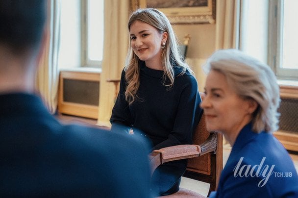 Принцеса Єлизавета і Урсула фон дер Ляєн / © Instagram Бельгійської королівської родини