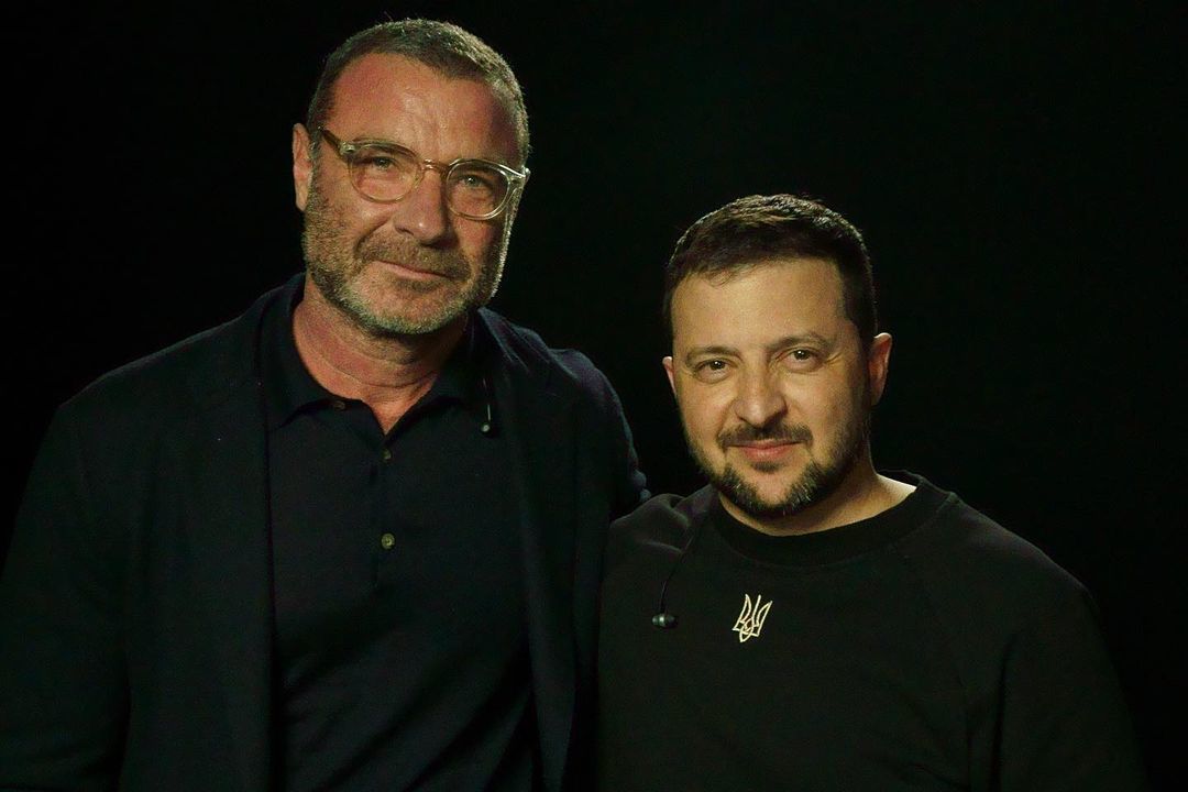 Лев Шрайбер и Владимир Зеленский / © instagram.com/lievschreiber