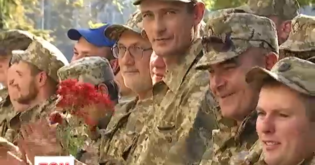 В Днепропетровск вернулись военные 43-го бата