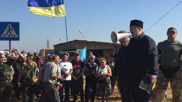 В Крыму стартовала бессрочная блокада полуострова. / © facebook.com/ayder.muzhdabaev