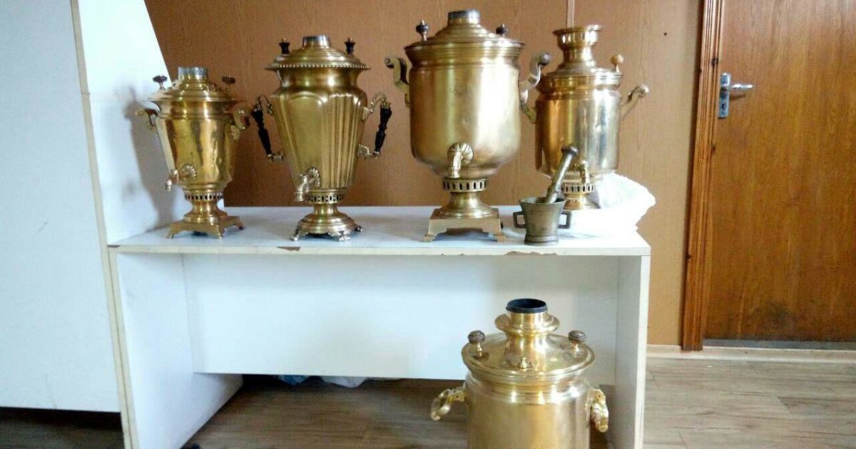 На Одесчине пограничники сняли с теплохода грузина, пытавшегося вывезти из Украины старинные самовары