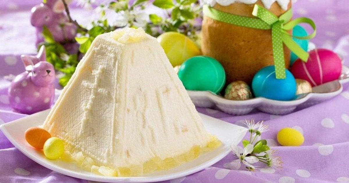 Сирна паска з ананасом