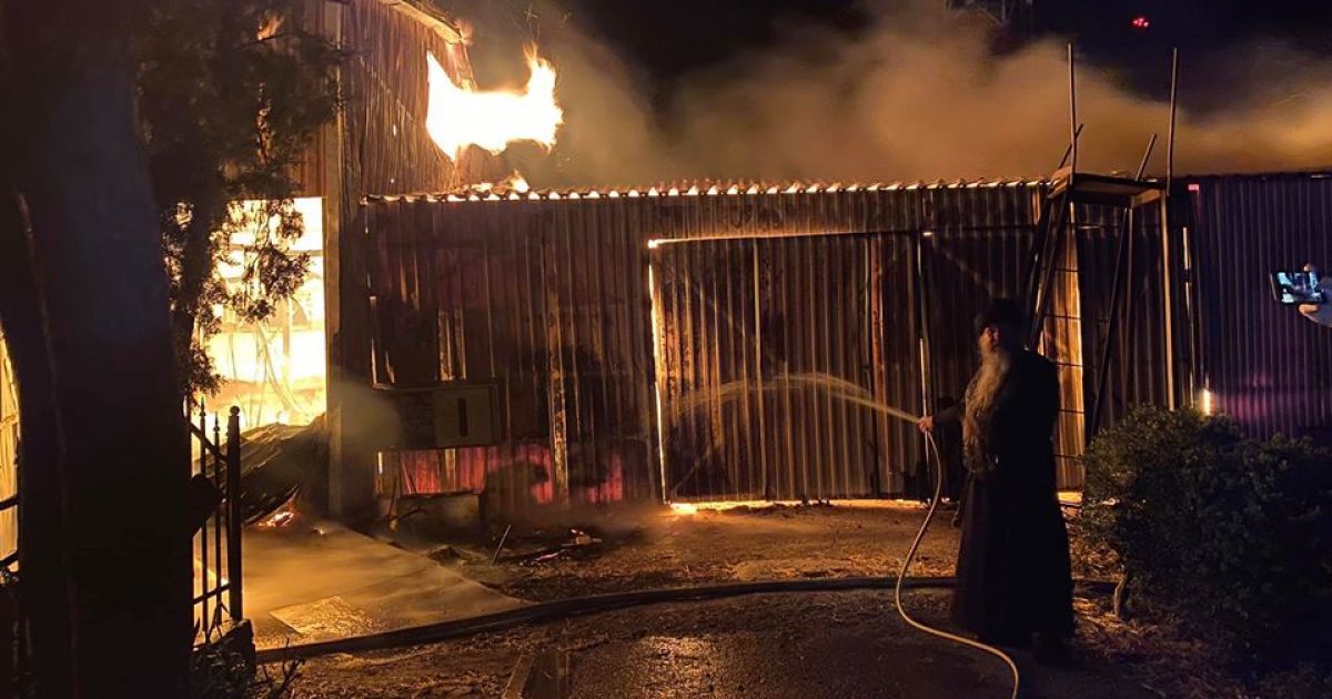 В Одесском мужском монастыре произошел крупный пожар