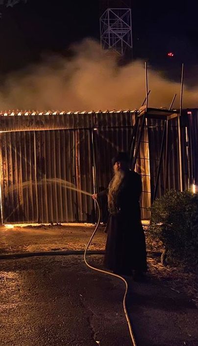 В Одесском мужском монастыре произошел крупный пожар