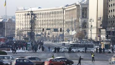 Перекриті вулиці в центрі Києва / © УНІАН