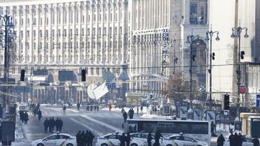 Перекриті вулиці в центрі Києва / © УНІАН