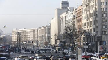 Перекриті вулиці в центрі Києва / © УНІАН