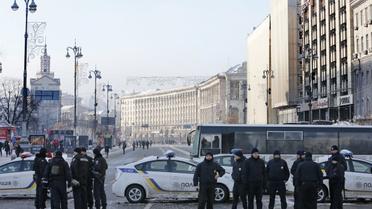 Перекриті вулиці в центрі Києва / © УНІАН