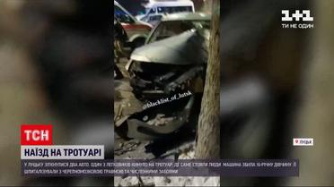 ДТП в Луцке: водитель "Фольксвагена" вылетел на тротуар и сбил 16-летнюю девушку
