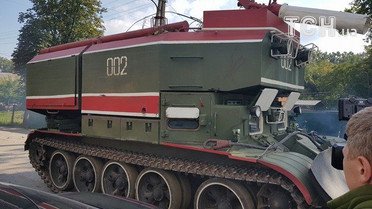 Пожежні танки у Калинівці / © Фото Івана Гребенюка/ТСН