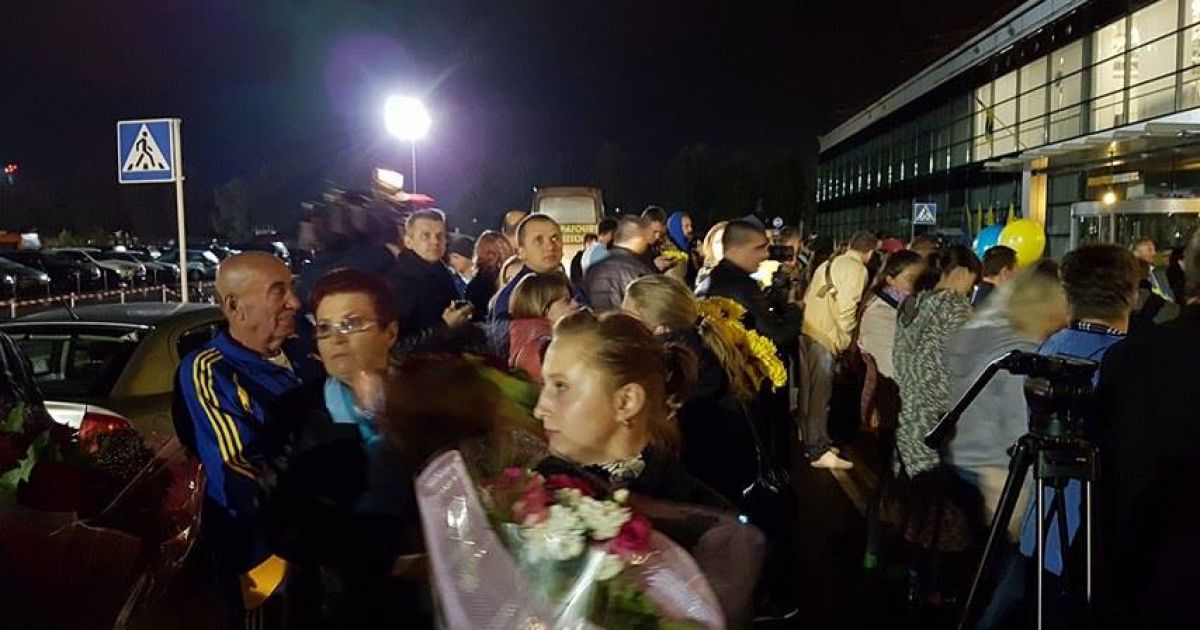 Зустріч паралімпійців у Борисполі_4 / © Фото Івана Гребенюка/ТСН