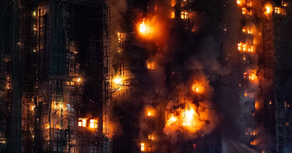 У Гонконзі сталася масштабна пожежа