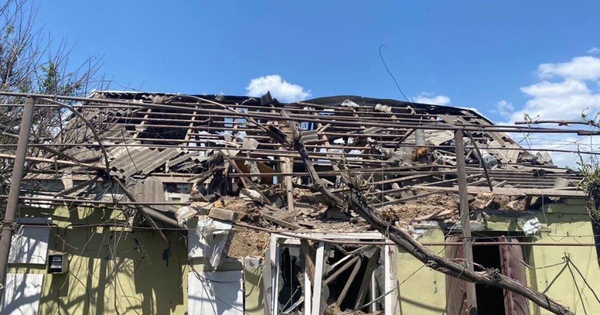 Shelling of Nikopol on May 20th./ Photo: Serhiy Lysak, Head of the Dnipropetrovsk Regional Military Administration.