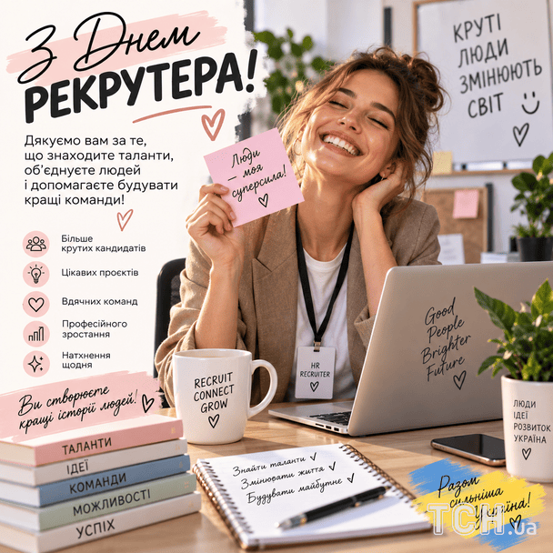 Красиві листівки з Днем HR-менеджера / © ТСН