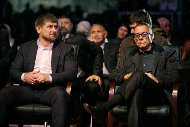 Жан-Клод Ван Дамм і Рамзан Кадиров / © Associated Press