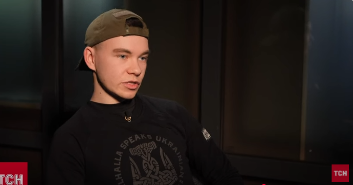 Украинский боец, азовец 24-летний Артур Ниверчук Фото: скрин видео ТСН