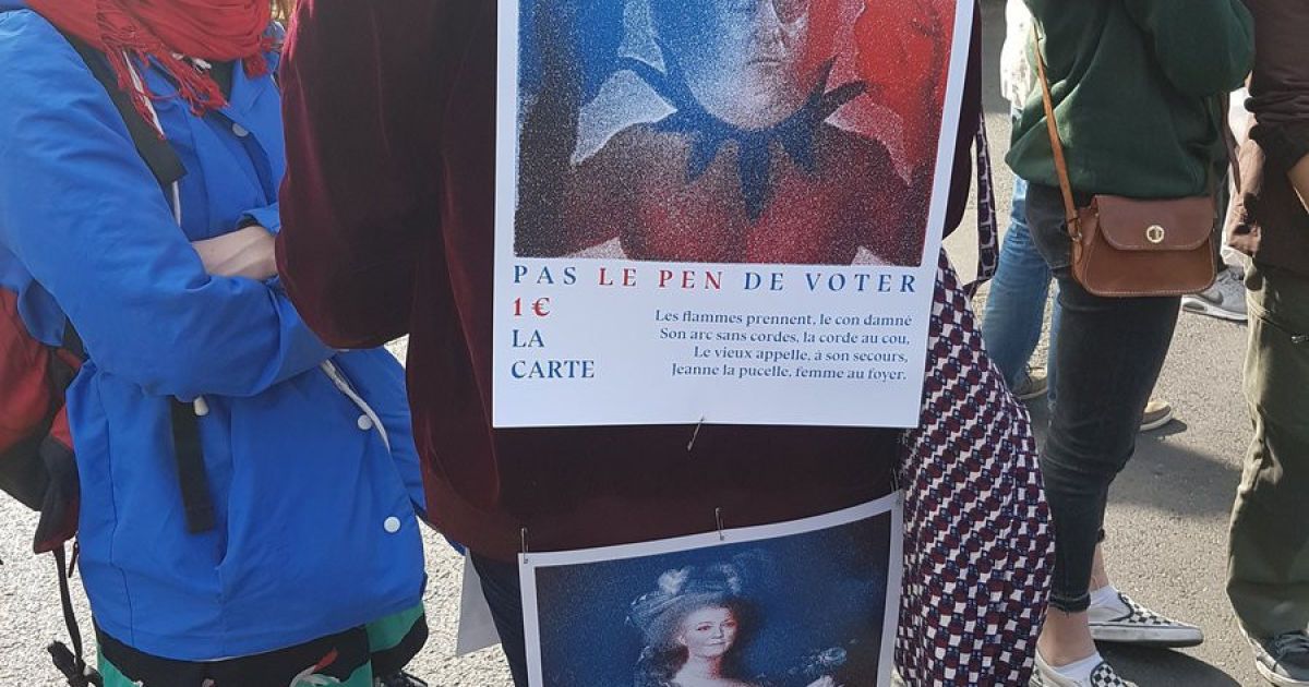 протест проти Ле Пен_5 / © twitter.com