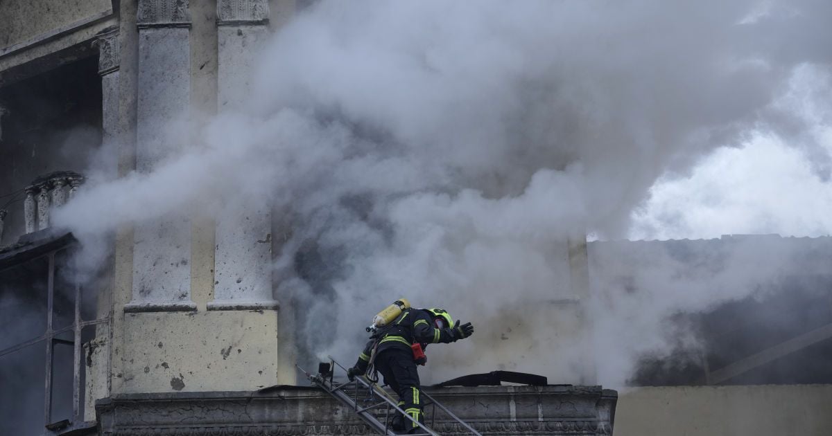 Missile attack on Kyiv, March 21