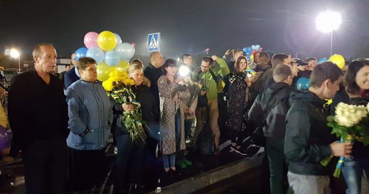 Зустріч паралімпійців у Борисполі_5 / © Фото Івана Гребенюка/ТСН