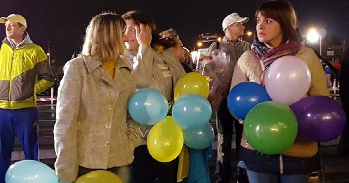 Зустріч паралімпійців у Борисполі_6 / © Фото Івана Гребенюка/ТСН