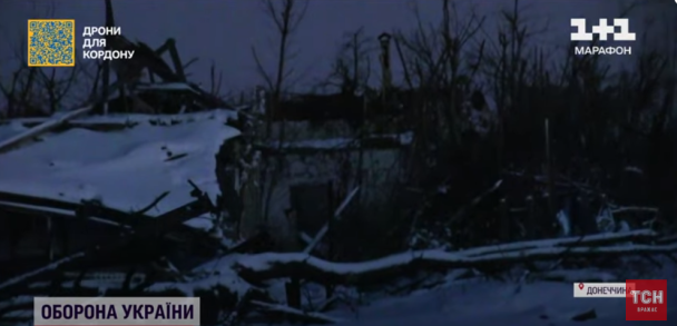 Знищені села Донеччини