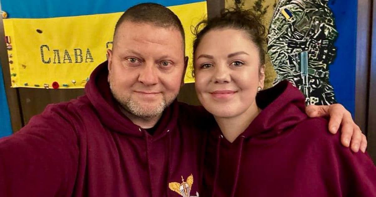 Валерий Залужный с женой