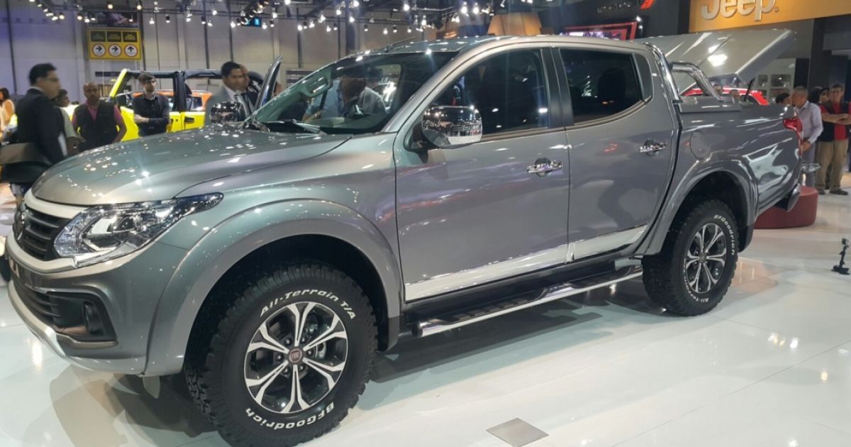 Fiat привез на Дубайский автосалон новый пикап Fullback