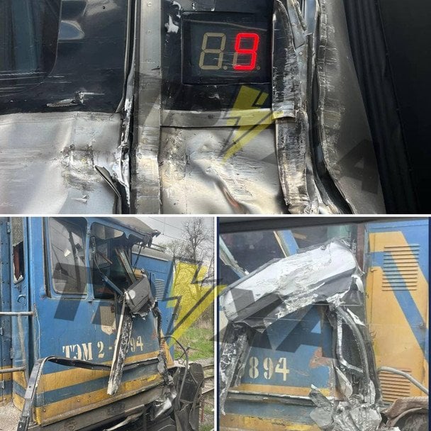 Аварія з «Інтерсіті+». / © Труха