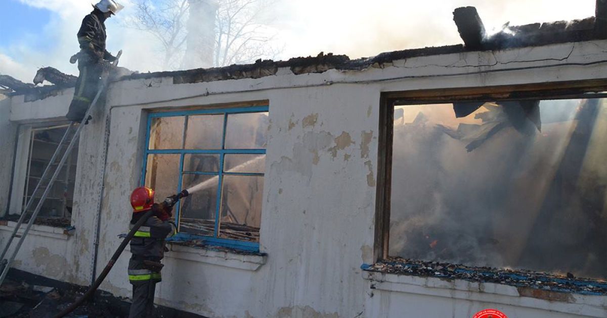 на рівненщині горіла школа_3 / © Головне управління ДСНС у Рівненській області