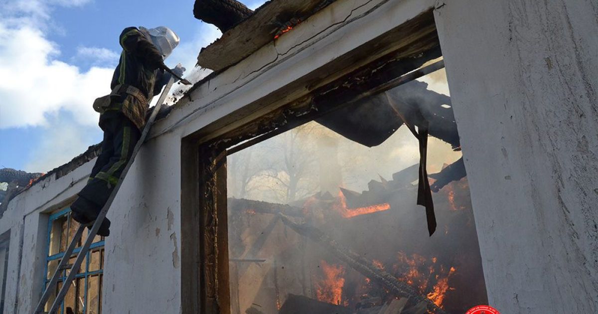 на рівненщині горіла школа_8 / © Головне управління ДСНС у Рівненській області