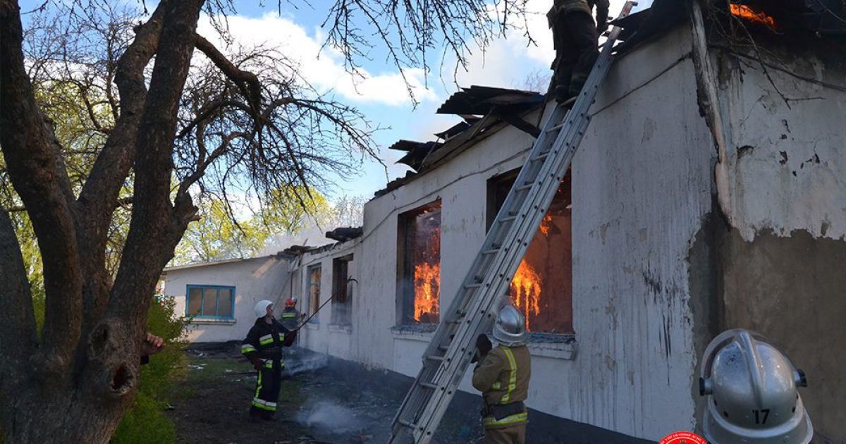 на рівненщині горіла школа_2 / © Головне управління ДСНС у Рівненській області