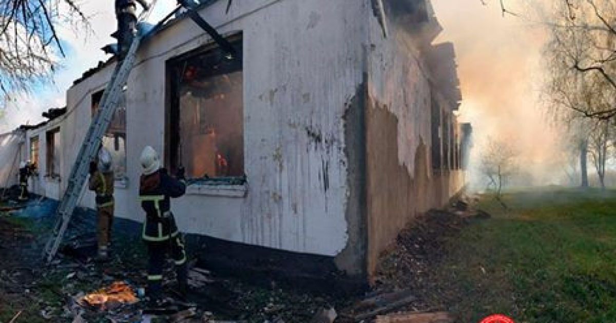 на рівненщині горіла школа_10 / © Головне управління ДСНС у Рівненській області