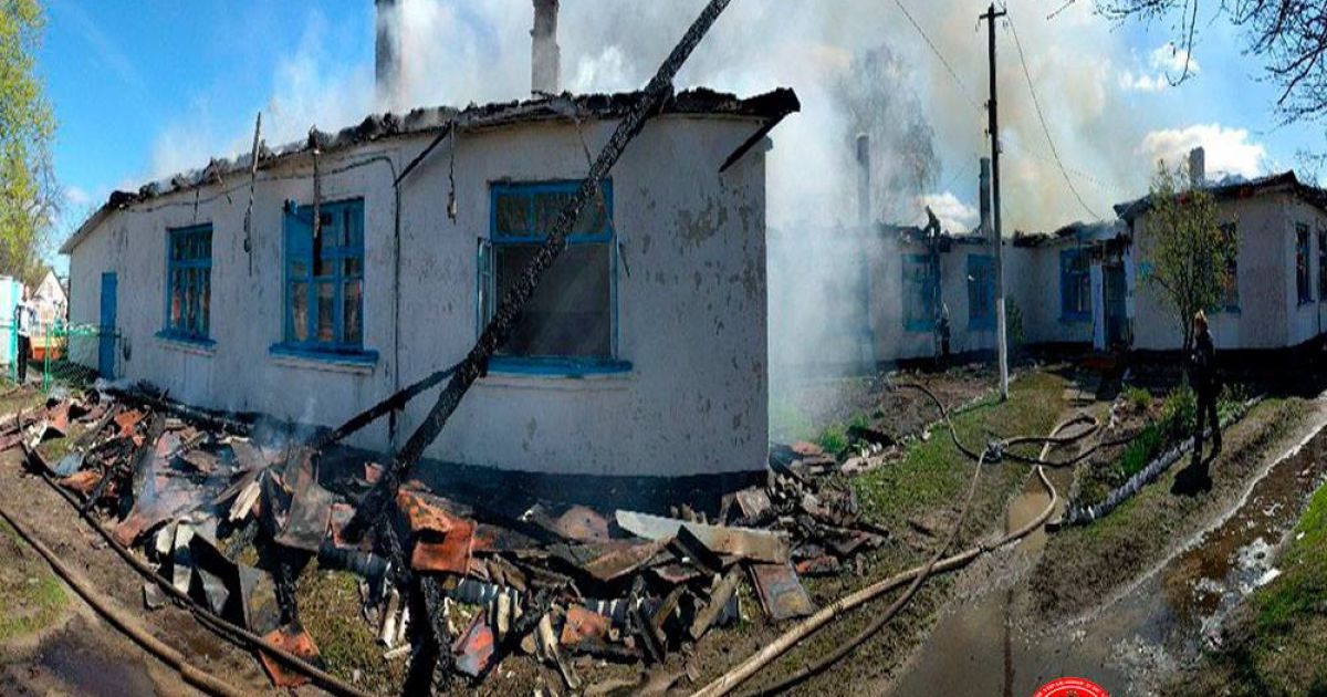 на рівненщині горіла школа_7 / © Головне управління ДСНС у Рівненській області